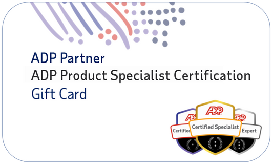 ADP Partner: ADP Product Specialist Certification Gift Card