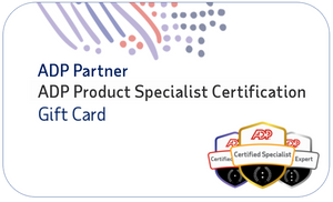 ADP Partner: ADP Product Specialist Certification Gift Card